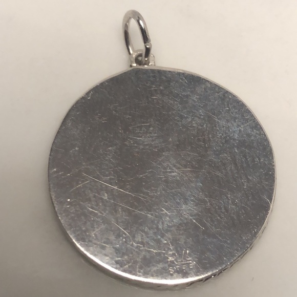 My Valentine sterling silver vintage pendant bracelet charm - Picture 2 of 4